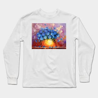 Bouquet of cornflowers Long Sleeve T-Shirt